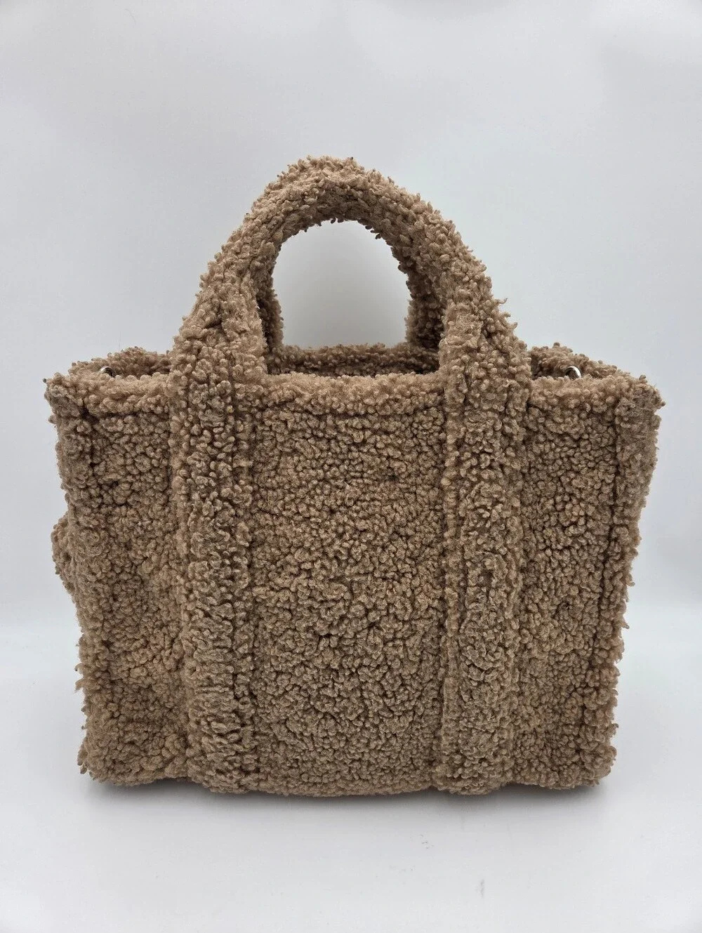 Marc Jacobs Teddy Brown Shearling Tote